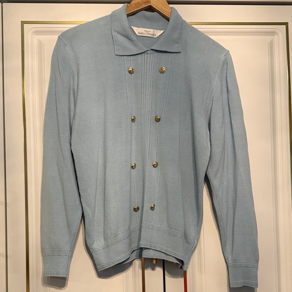 Buy 2 for 20$ ✌🏻Vintage Light Blue Womens  Sweater - Picture 2 of 6